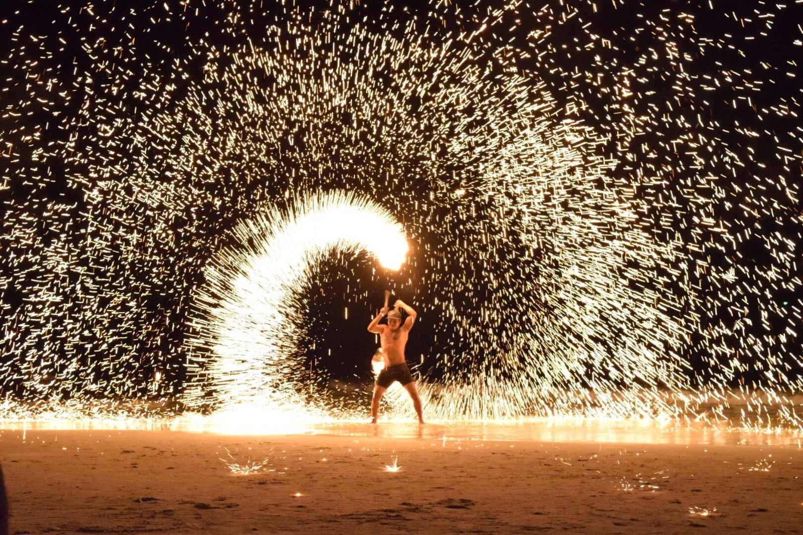 Beach Fire Show